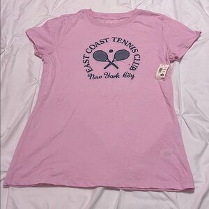 East Coast Tennis Club Pink T-Shirt